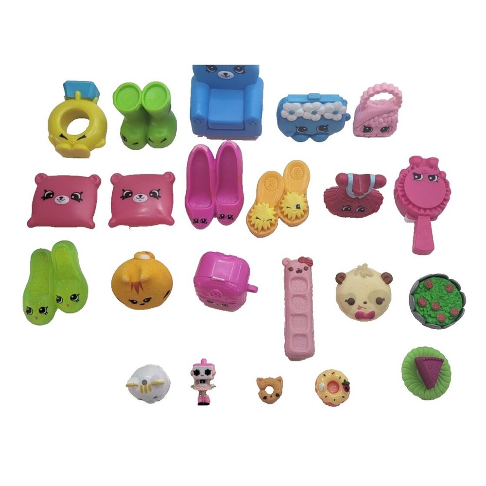 Shopkins Happy Places Petkins Mixed Lot Furniture Shoes Food Accessories Doll